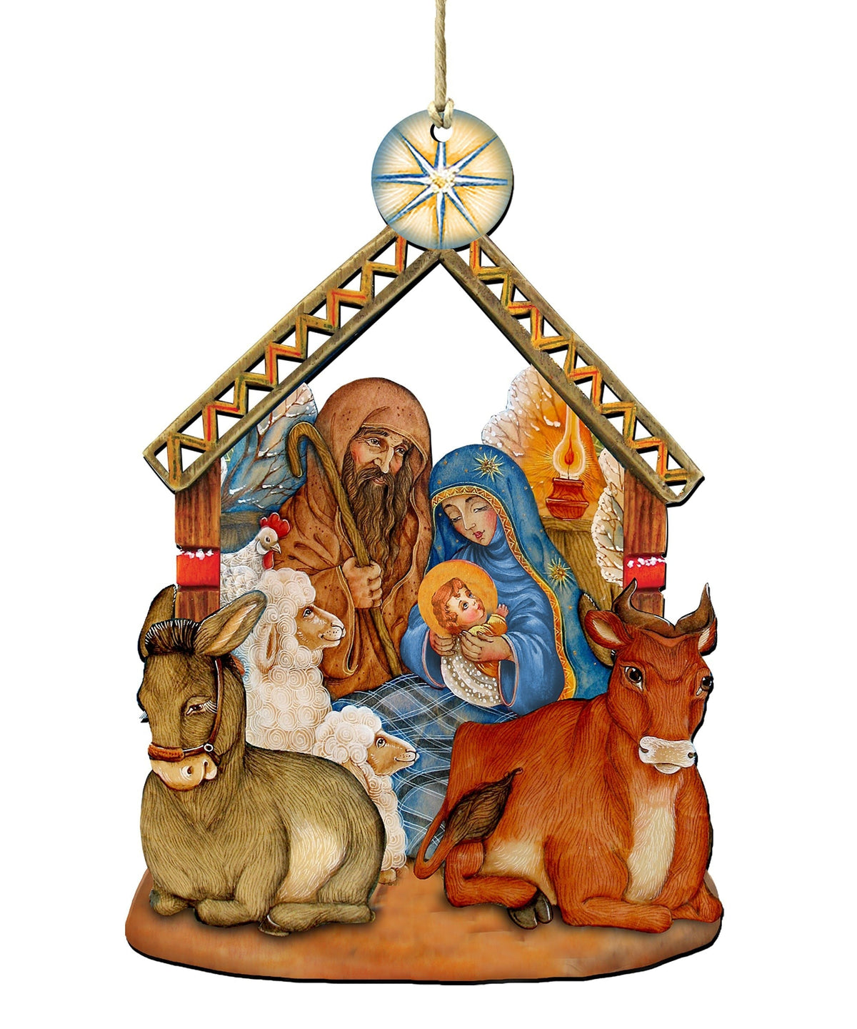 Nativity Christmas Nativity Door Decor by G. DeBrekht - Nativity Holiday Decor - 8114030H