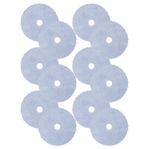BUFF AND SHINE Blue/White 100% Knitted Wool Blue Foam Interface (Edge Bevel) Cutting