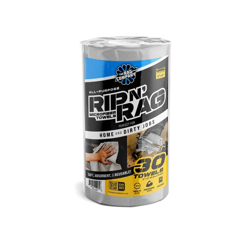 THE RAG COMPANY Rip N' Rag - Multi-Purpose Microfiber Towels