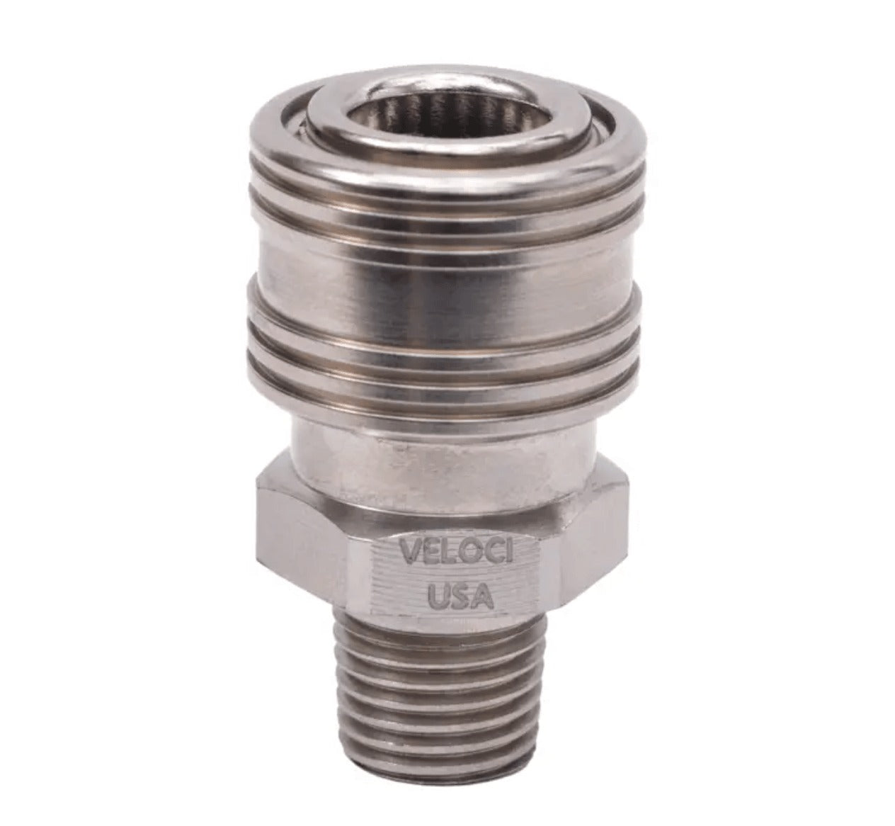 MTM HYDRO Prima Stainless Steel QC Coupler 1/4 MPT