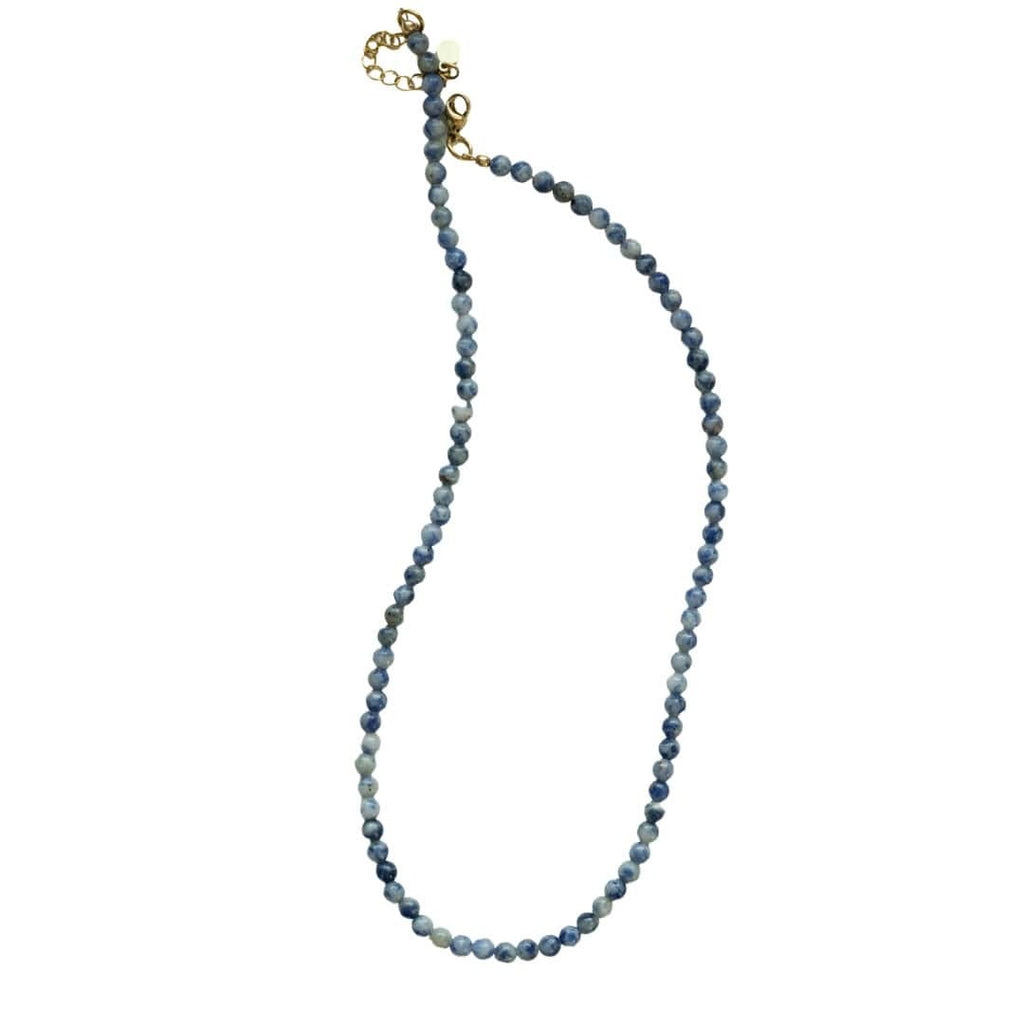 Blue Norah Beaded Necklace