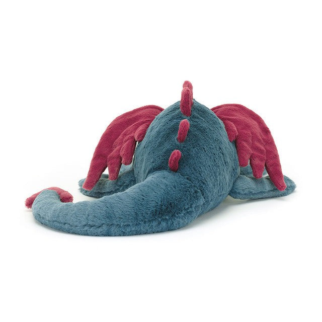 Jellycat Personalised Dexter Dragon Huge 紅藍龍 (66cm)