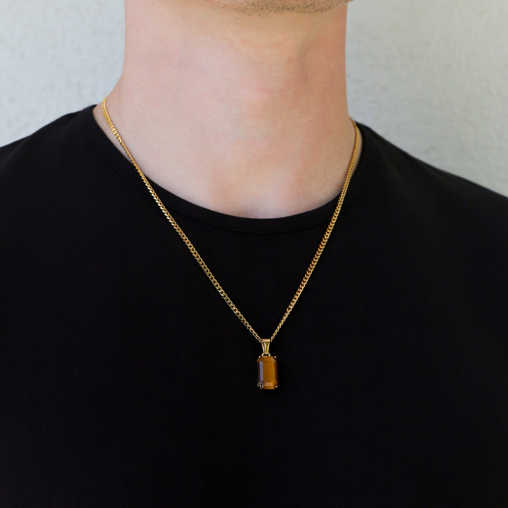 Tiger Eye Stone Pendant