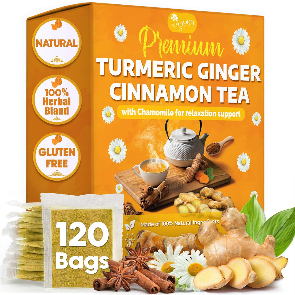 TOG999 Anti-Inflammatory Herbal Tea Blend – Mindful Morning Cup for Gut Health and Stress Relief at Home