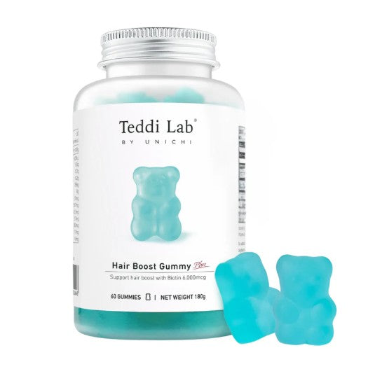 Teddi Lab Hair Boost Gummy Plus 升級版生髮養髮小熊軟糖 (海鹽青提味) 180g