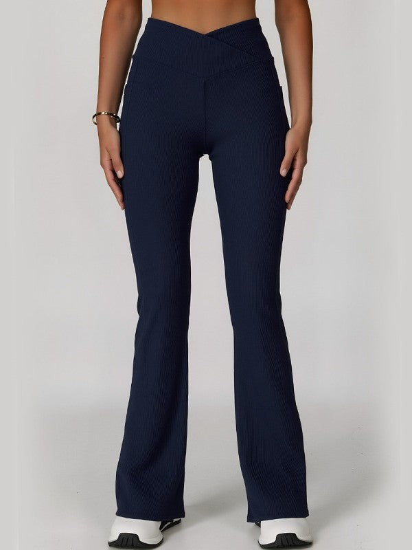 High-Waisted Yoga Flare Pants Women's, Dance Sports Pants, Casual Butt-Lifting Fitness Premium Flared Yoga Pants
