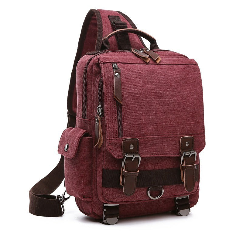 Canvas Backpack Men Travel Back Pack Multifunctional Shoulder Bag Women's Laptop Rucksack School Bags Female Daypack