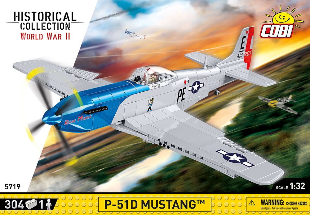 COBI WW2 5719 - P-51D Mustang(292PCS)