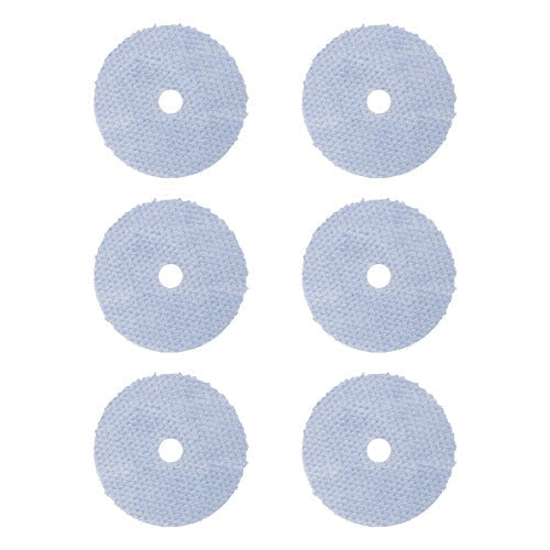BUFF AND SHINE Blue/White 100% Knitted Wool Blue Foam Interface (Edge Bevel) Cutting