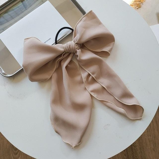 Bowknot Hair Scrunchies Women's Girls Sweet Elastic Hair Bands Elegant Hair Tie Rope Rubber Band Hair Gum Gorgeous Hair Accessories Women's