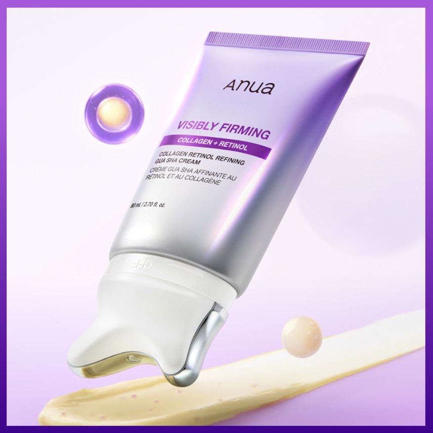 Anua Collagen Retinol Refining Gua Sha Cream 膠原蛋白視黃醇精煉刮痧霜 80ml