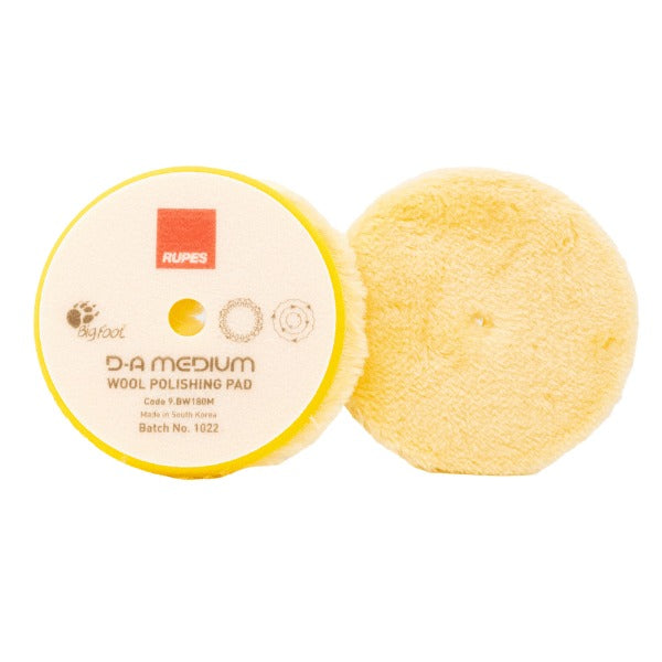 RUPES Yellow DA Medium Polishing Wool Pad