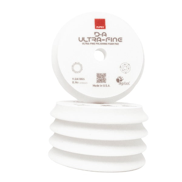 RUPES D-A Ultra Fine Finishing Pad (White)