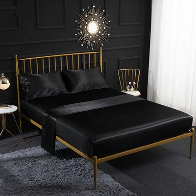 Satin Bedding Set 4 Pieces Queen King Size