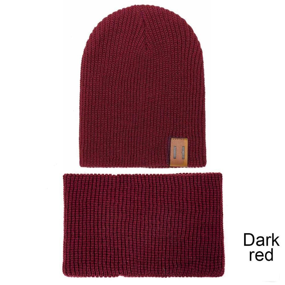 Modern Baby Set Hat Cap and Scrif And Snood Warm Hat Scarf Caps Scarves Knit Hats For Kids