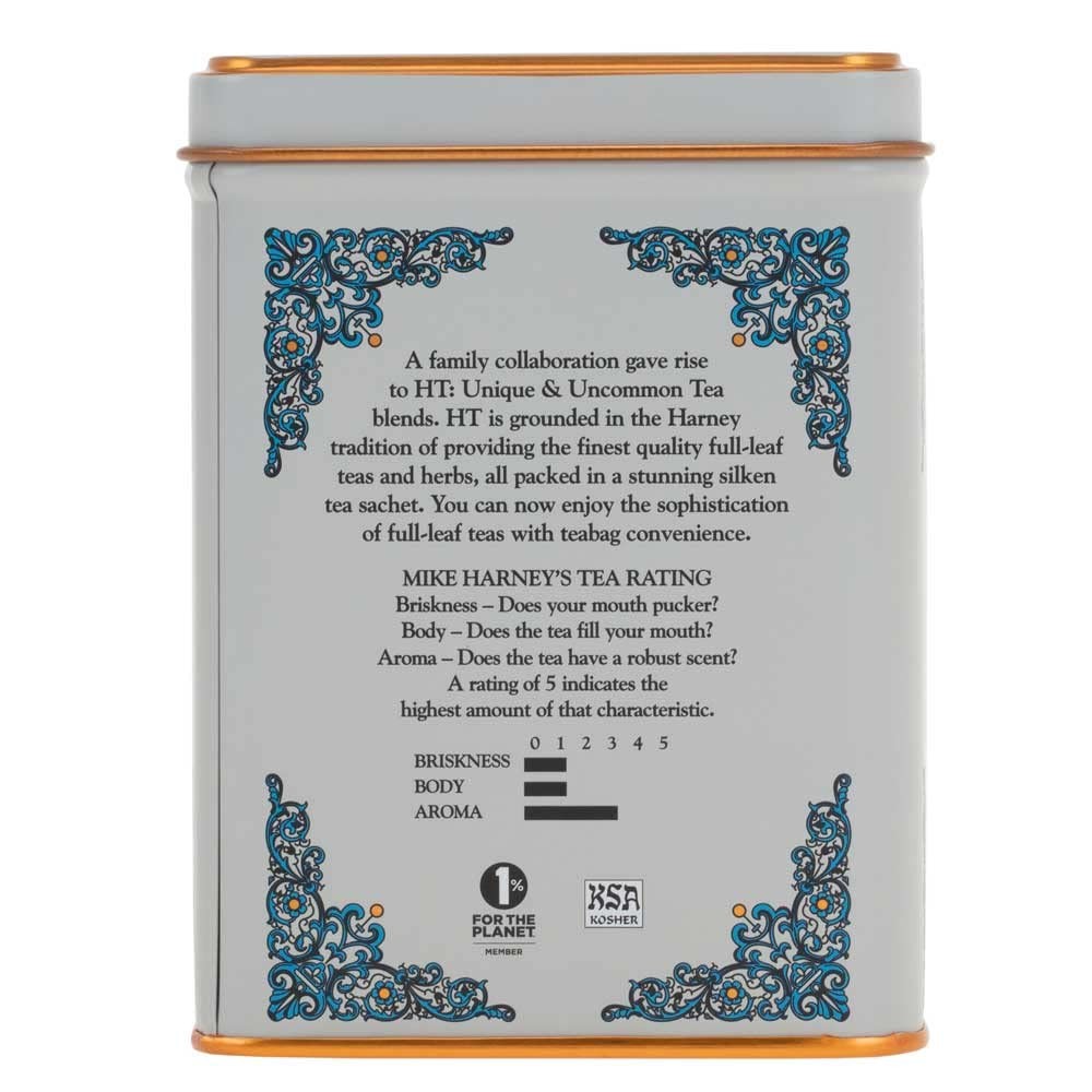 Harney & Sons Vanilla Comoro Decaffeinated Tea – Thoughtful Valentine's Day Gift for Her, Decorative Resealable Tin