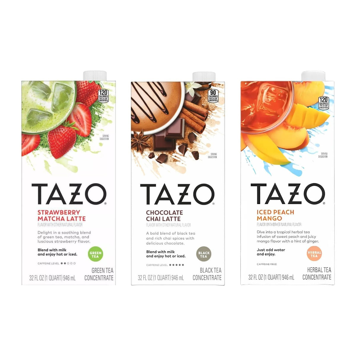 TAZO Chai Concentrate Variety Pack – Mid-Day Focus Drink for Back-to-Back Meeting Professionals