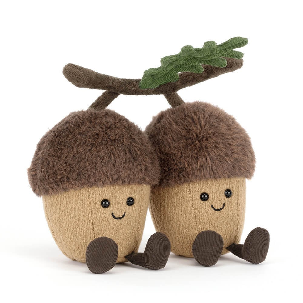Jellycat Amuseables Ort & Tum Acorns 孖寶橡果