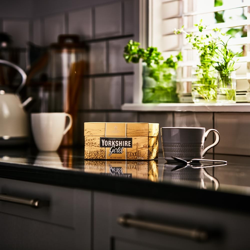 Taylors of Harrogate Yorkshire Gold Strong Black Tea — Study Companion for Long Afternoons and Deep Concentration
