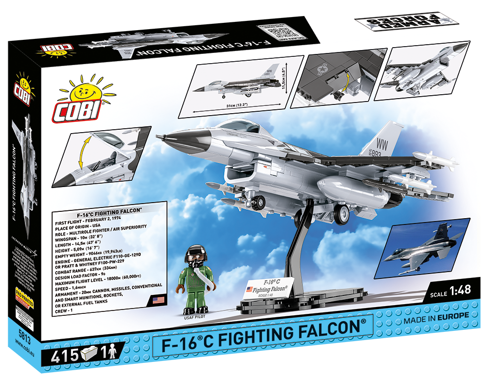 COBI 5813 F-16C Fighting Falcon (415PCS)