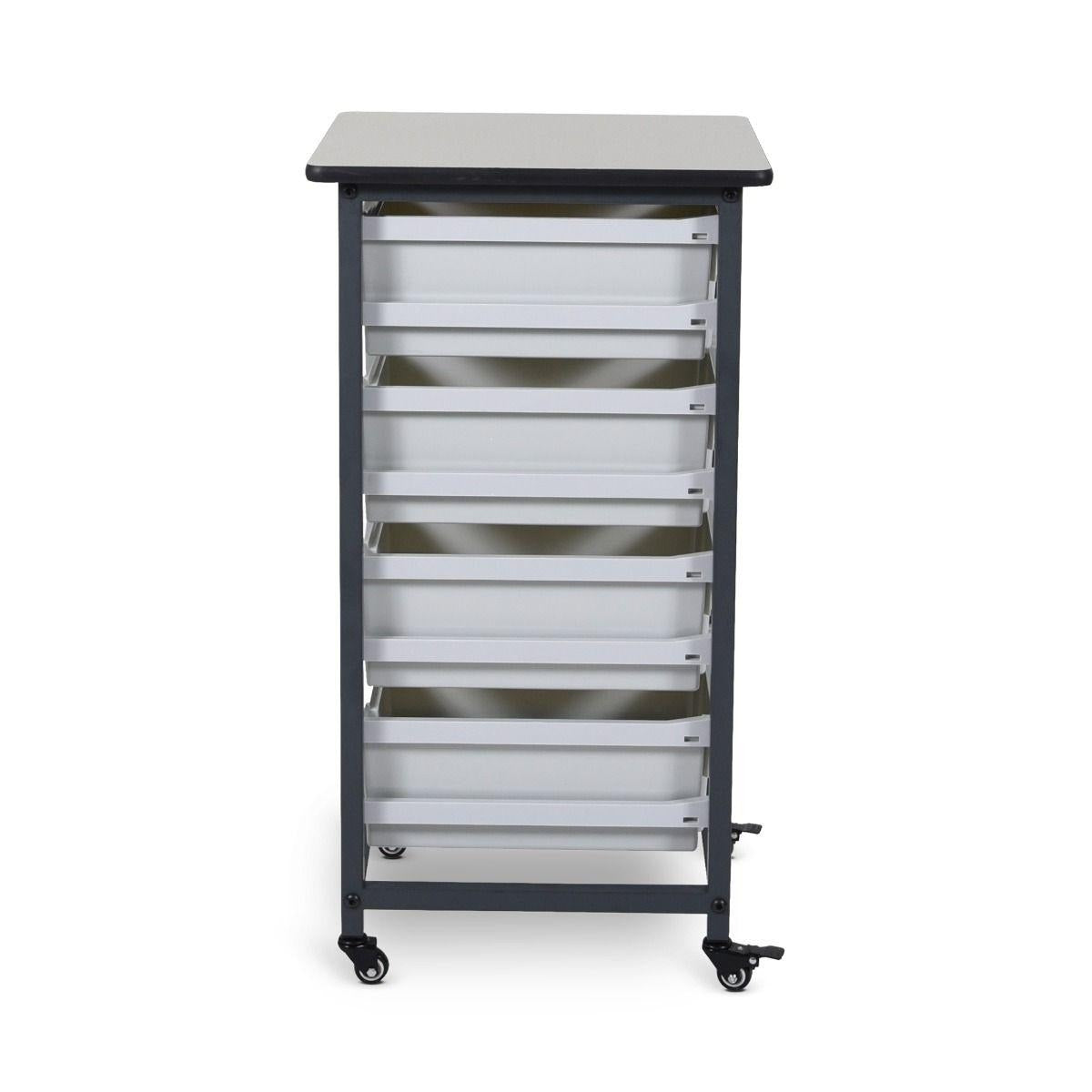 LUXOR MBS-SR-4L Mobile Bin Storage Unit