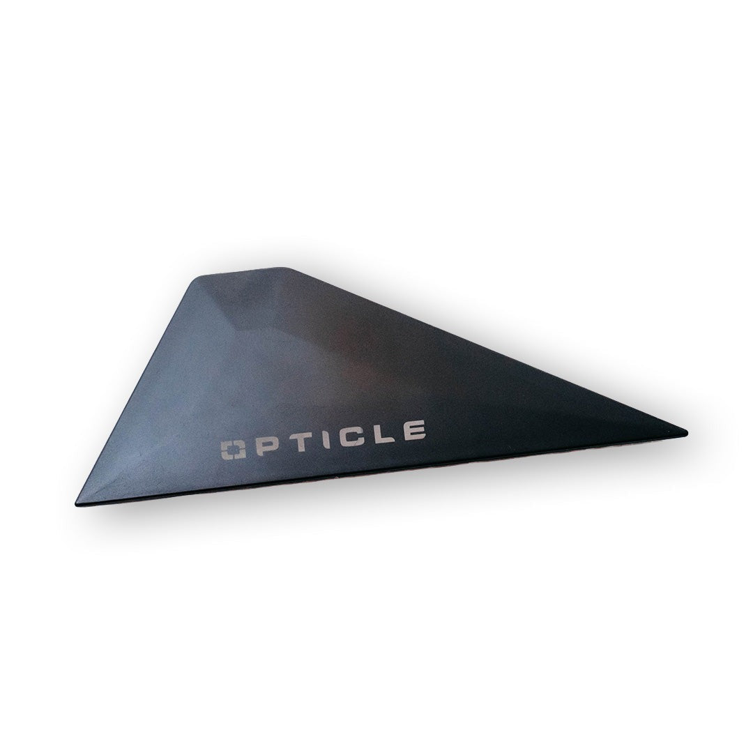 OPTICLE | 90-degree Triangle Squeegee (black)