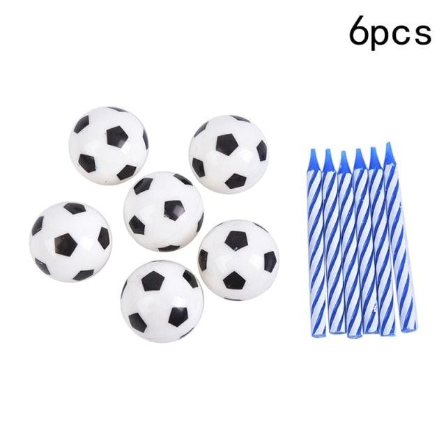 Cute Soccer Ball Football Candles For Birthday Party Kid Football Cake Candles Birthday Candles Soccer Candles Cupcake Toppers Cake Decorating Supplies Decor Wedding Garden Decoration Party Cake