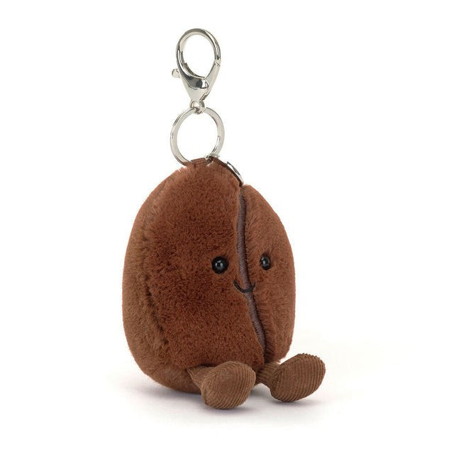Jellycat Amuseables Coffee Bean Bag Charm 咖啡豆鑰匙扣