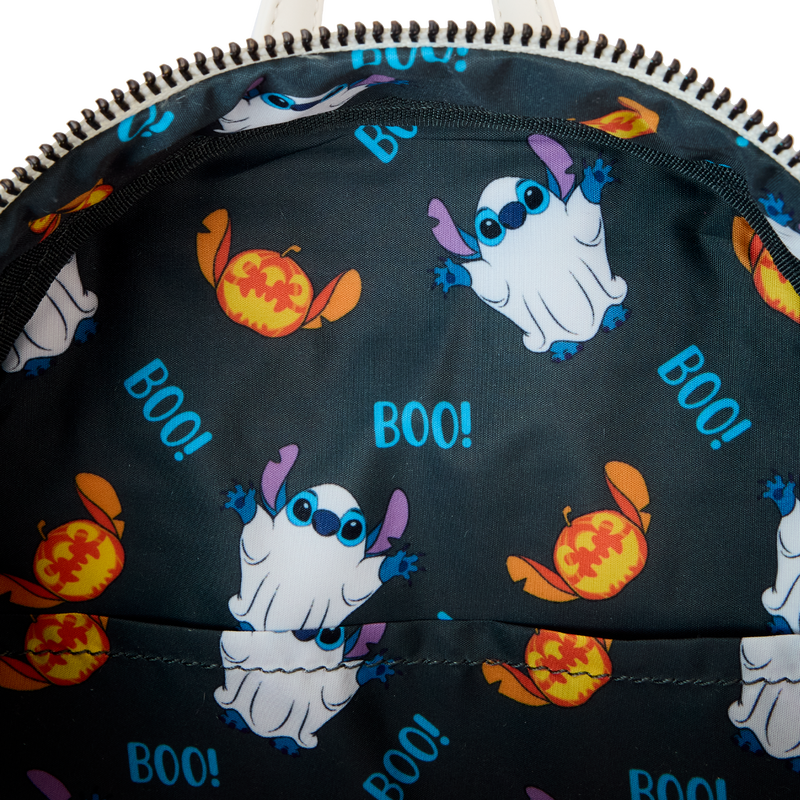 Loungefly Disney: Lilo & Stitch - Stitch Ghost Costume Figural Glow Mini Backpack