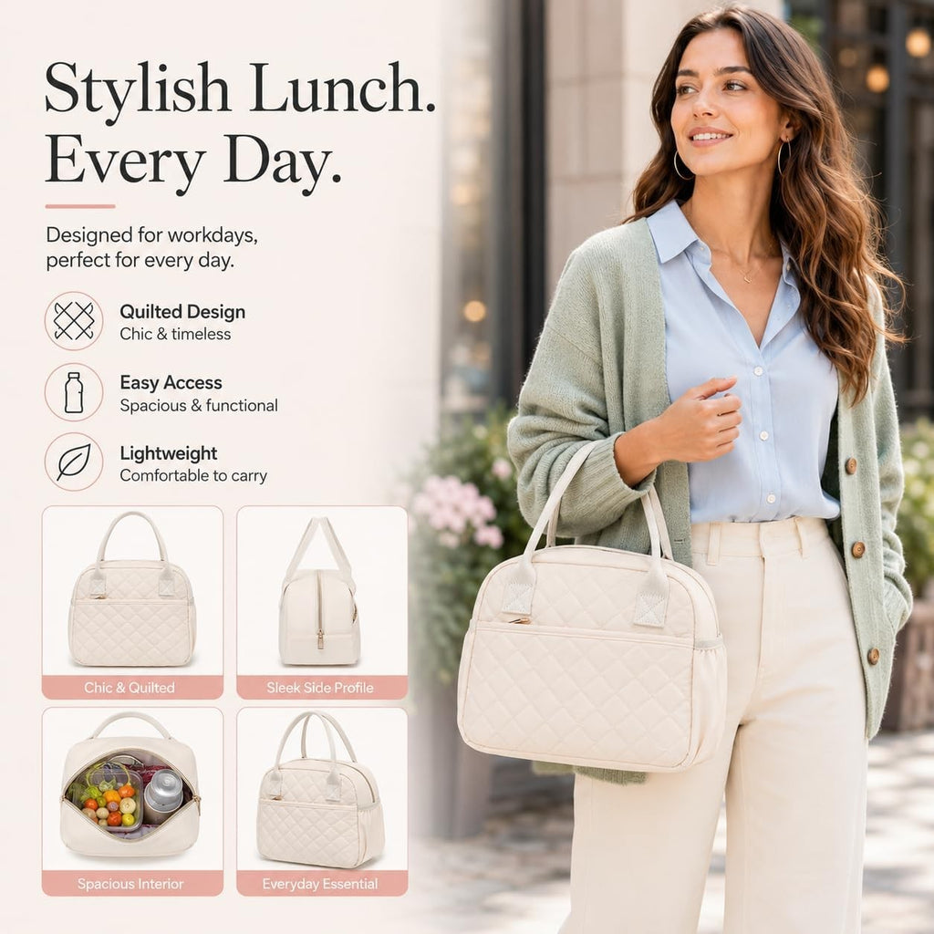 WYNBAG Leakproof Lunch Tote – Open-Air Lunch Bag for Patio Brunches and Backyard Gatherings