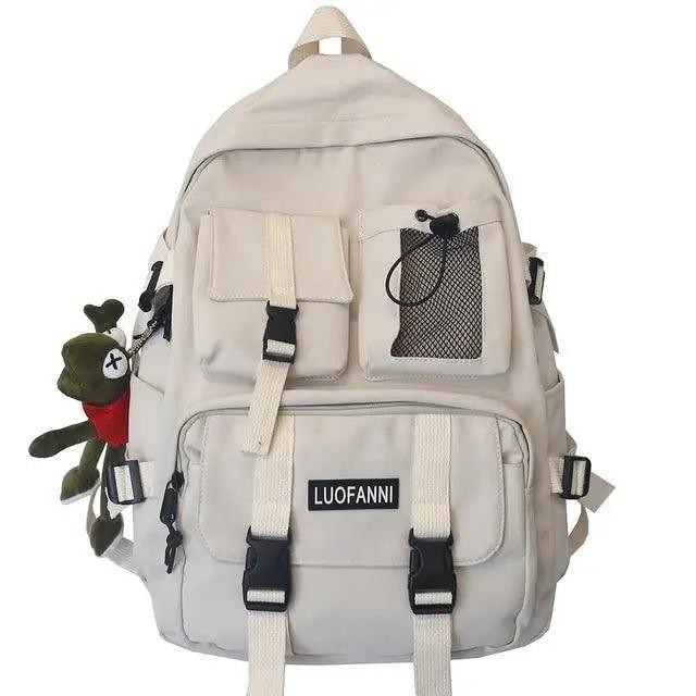 New Trendy Nylon Backpack Women's, Girls And Boy Stylish Travel Mesh, Student College School Bag, Cool Laptop Backpack Women's And Men