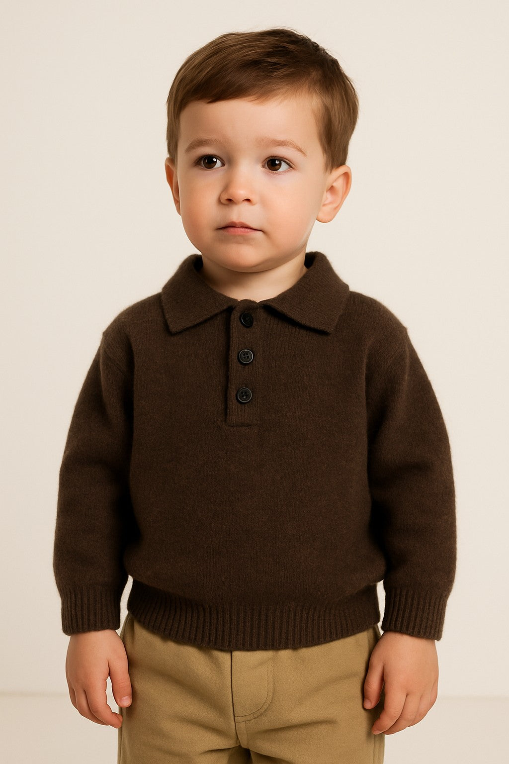 Premium Organic Cotton Toddler Sweater | Made in Peru