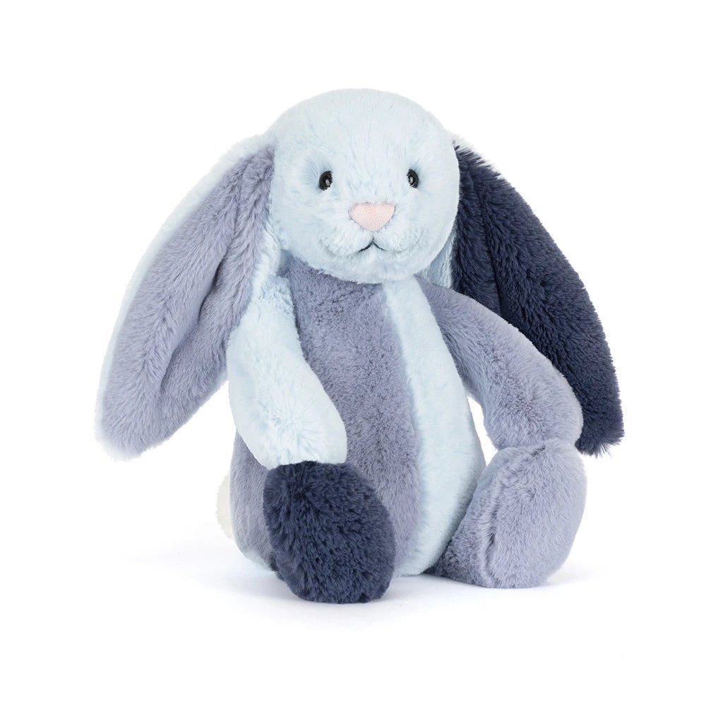 Jellycat Puddlesea Bunny 藍色拼色兔仔