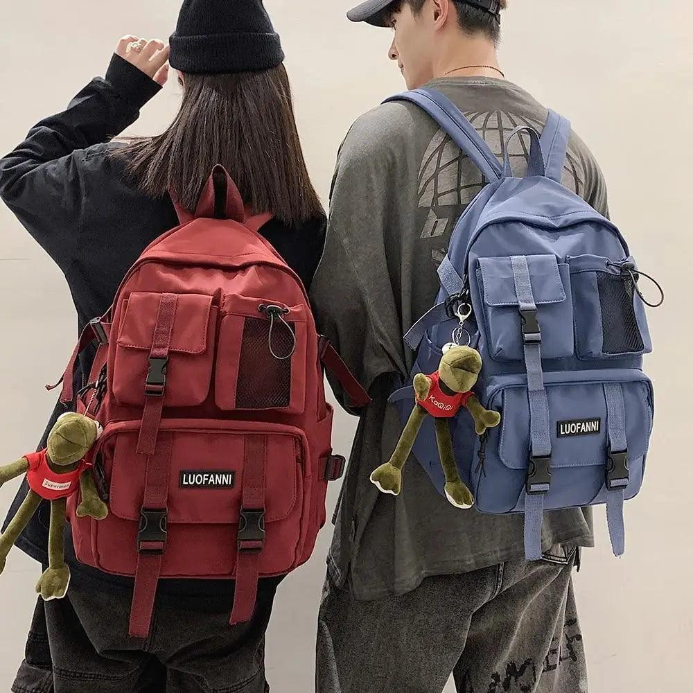 New Trendy Nylon Backpack Women's, Girls And Boy Stylish Travel Mesh, Student College School Bag, Cool Laptop Backpack Women's And Men