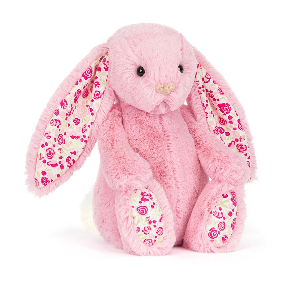 Jellycat Blushkin Blossom Luxe Bunny 奢華版碎花粉色賓尼兔