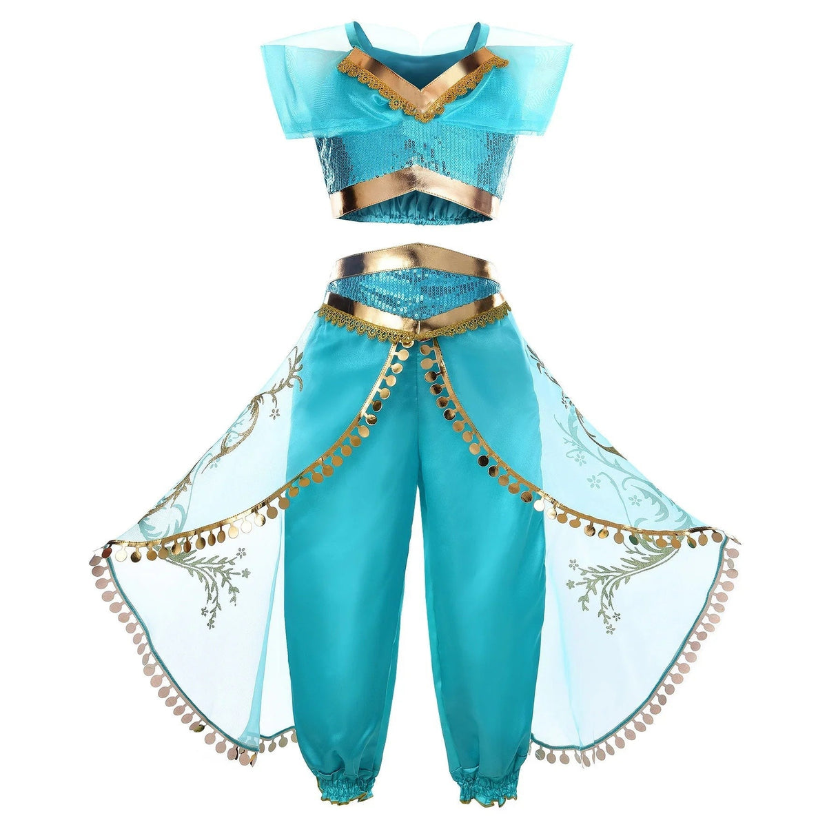 Princess Jasmine Cosplay Dress Up Halloween Costume