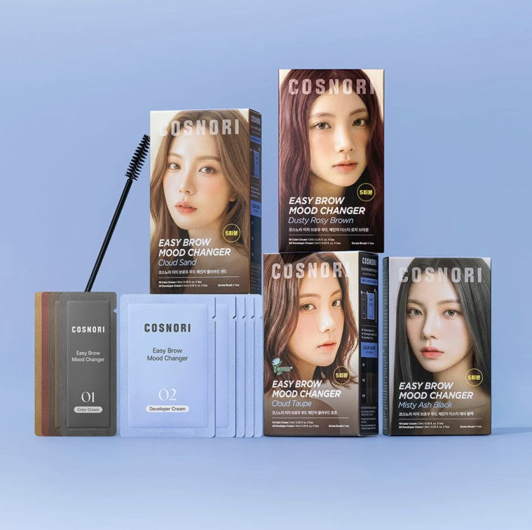Cosnori Easy Brow Mood Changer 眉毛調色劑染眉漂眉套裝 (4 colors) x5ea