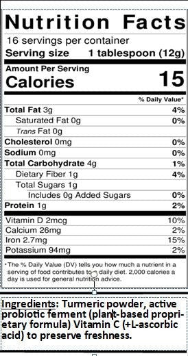 Georgia Gold Fermented Turmeric Powder – Certified Lead-Free, Enhanced Bioavailability
