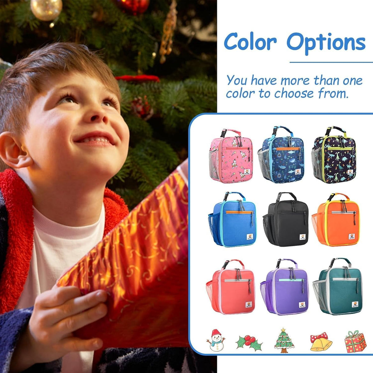 CaCTOUR Kids Lunch Box – Practical Birthday and Holiday Gift for Girls and Boys Ages 3 to 7
