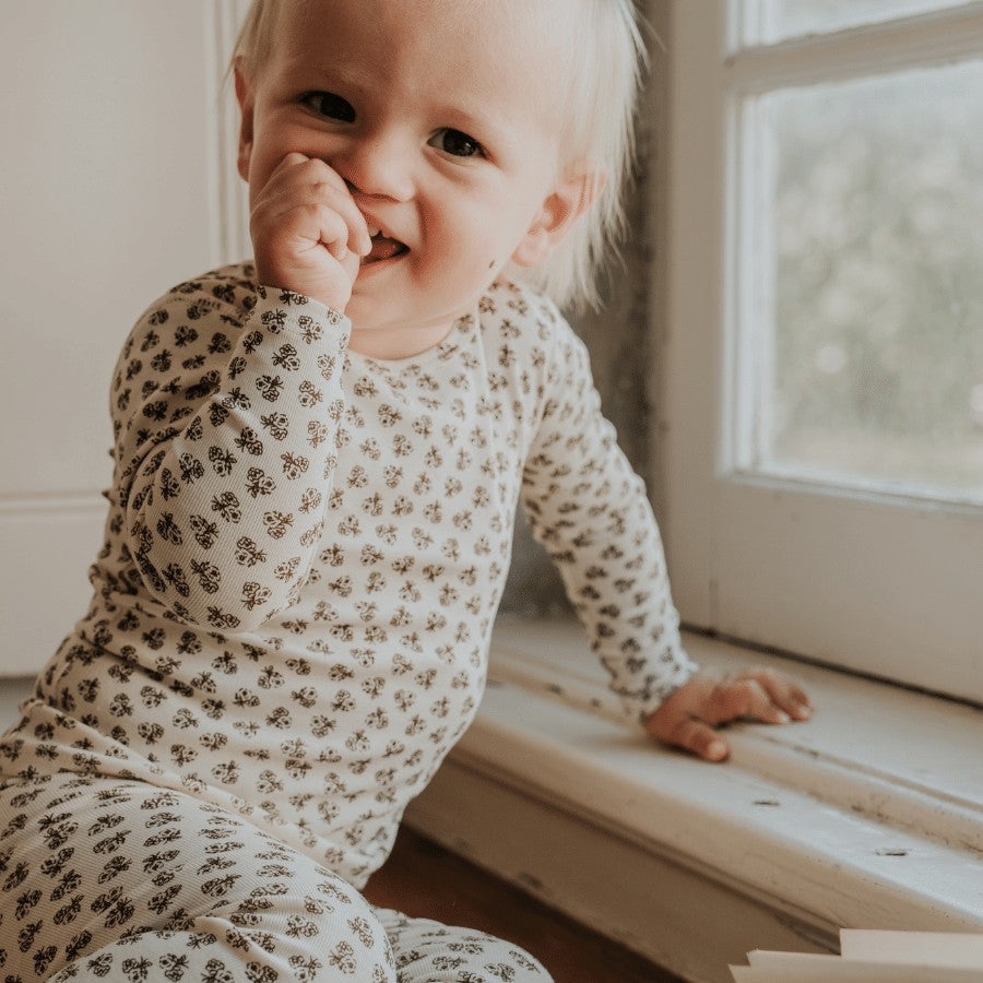 The Baby Jacket - Neutral Floral