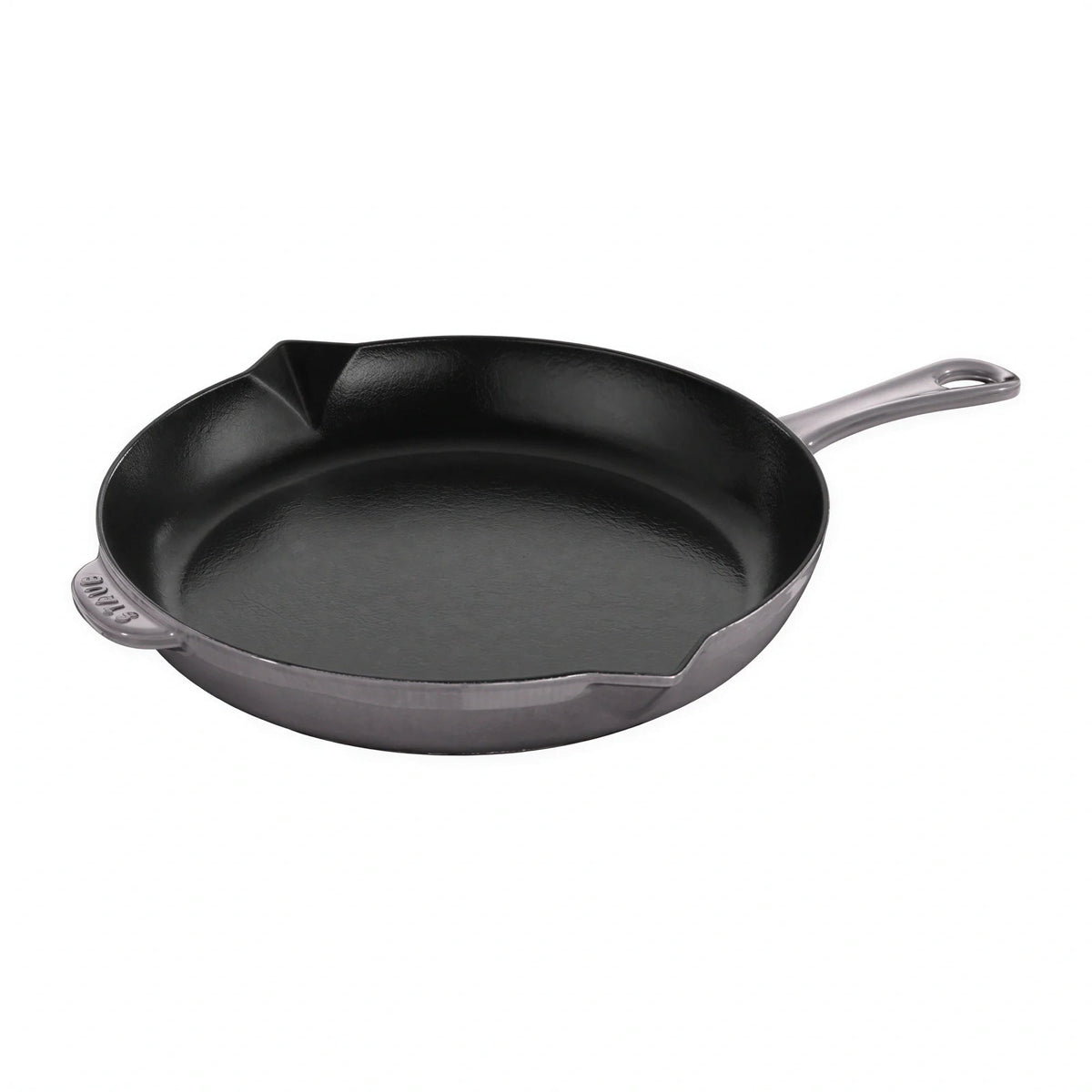 Zwilling J.A. Henckels Staub® 1004497 12-Inch Enameled Cast Iron Fry Pan, Induction Ready, Graphite Grey