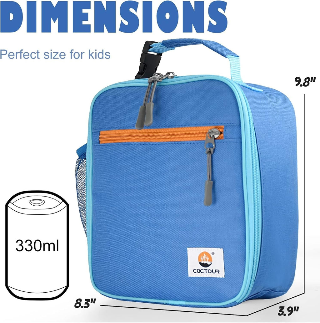 CaCTOUR Kids Lunch Box – Practical Birthday and Holiday Gift for Girls and Boys Ages 3 to 7