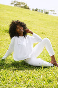 Pima Cotton Mini Luxury Boxy Tee - White