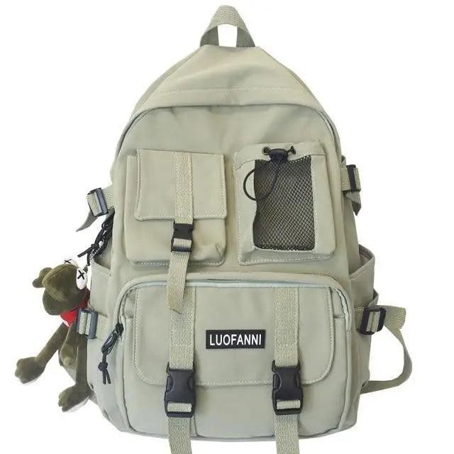 New Trendy Nylon Backpack Women's, Girls And Boy Stylish Travel Mesh, Student College School Bag, Cool Laptop Backpack Women's And Men