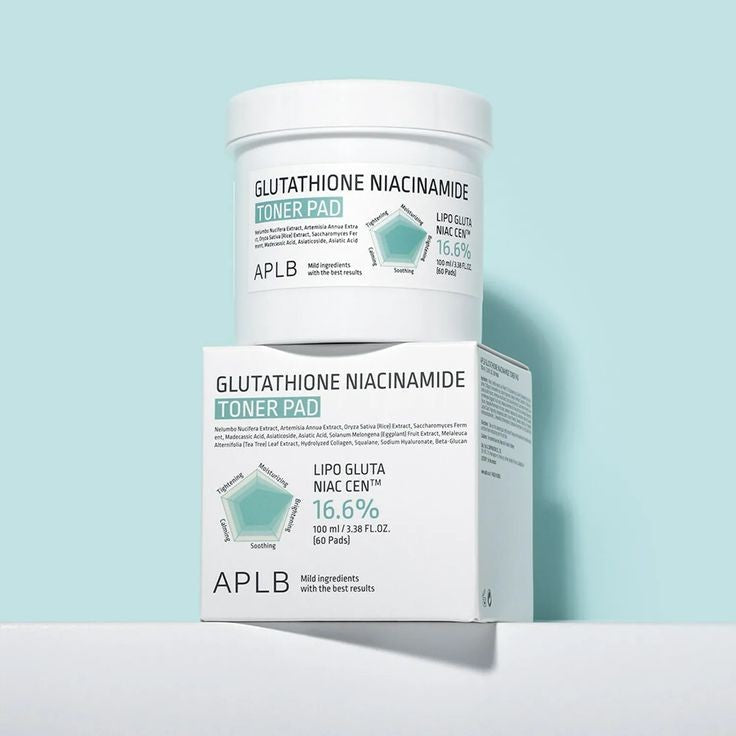 APLB Glutathione Niacinamide Toner Pad 60 Pads