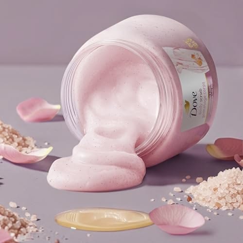 Dove Crumbl Exfoliating Body Scrub Himalayan Salt & Rose Oil