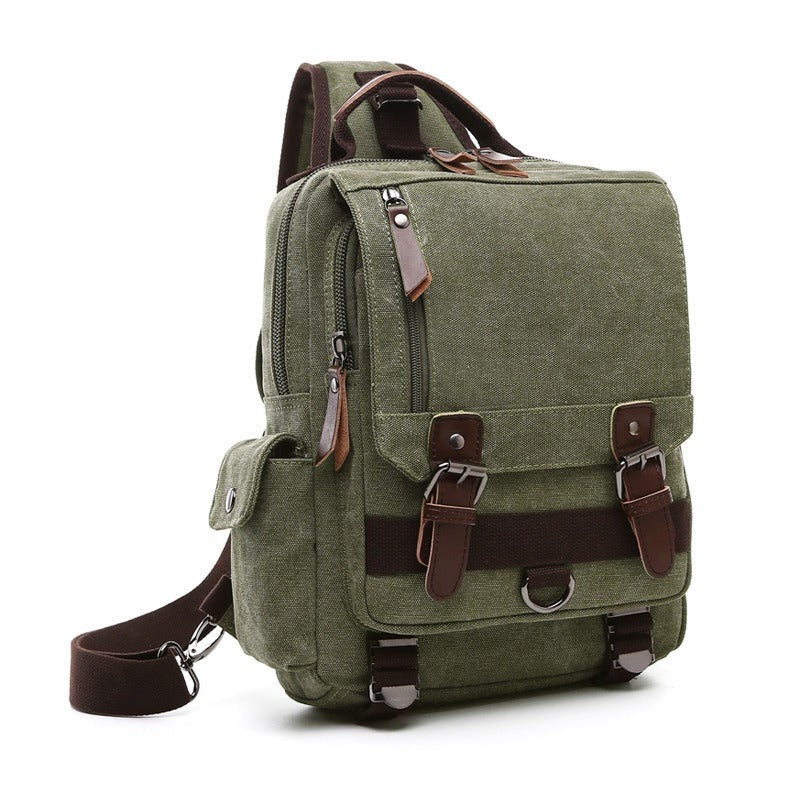 Canvas Backpack Men Travel Back Pack Multifunctional Shoulder Bag Women's Laptop Rucksack School Bags Female Daypack