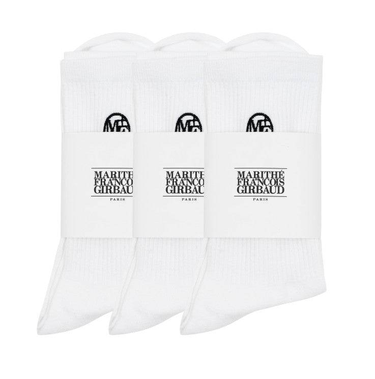 MARITHÉ FRANÇOIS GIRBAUD 3 pack Embroidery Socks