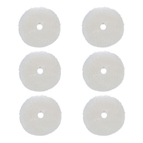 BUFF AND SHINE Natural 100% Knitted Wool Blue Interface (Edge Bevel) Soft Cut Pads