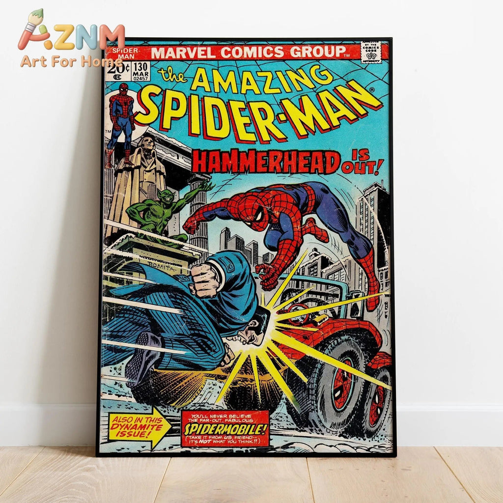Superhero Comic Book Covers Canvas Poster Wall Art Print